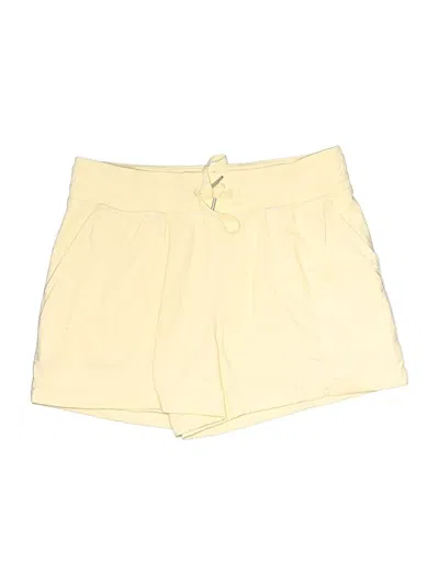 Pre-owned Lululemon Athletica Shorts In Yellow
