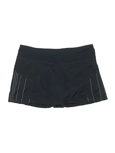 Pre-owned Lululemon Athletica Skort In Black