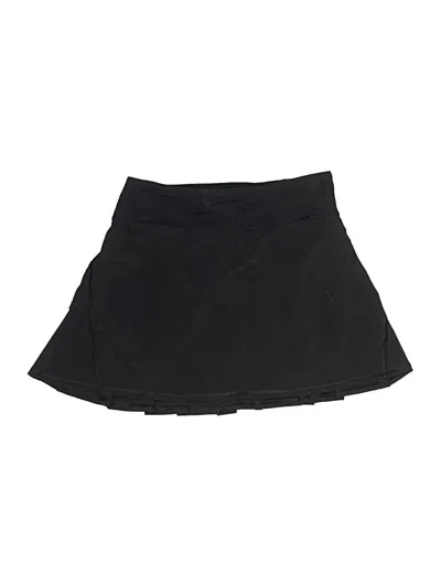 Pre-owned Lululemon Athletica Skort In Black