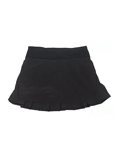Pre-owned Lululemon Athletica Skort In Black