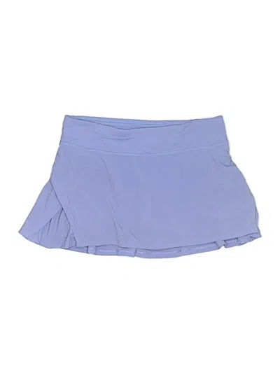 Pre-owned Lululemon Athletica Skort In Blue
