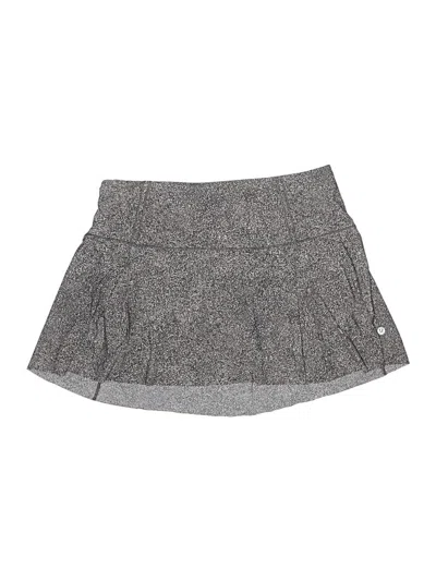 Pre-owned Lululemon Athletica Skort In Gray