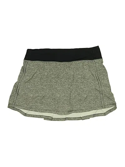 Pre-owned Lululemon Athletica Skort In Gray