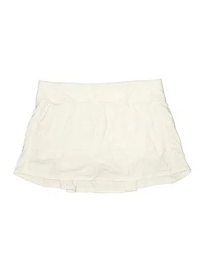 Pre-owned Lululemon Athletica Skort In Ivory