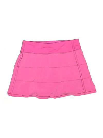 Pre-owned Lululemon Athletica Skort In Pink