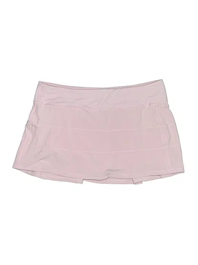 Pre-owned Lululemon Athletica Skort In Pink
