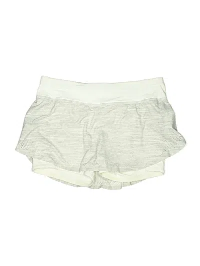 Pre-owned Lululemon Athletica Skort In Silver