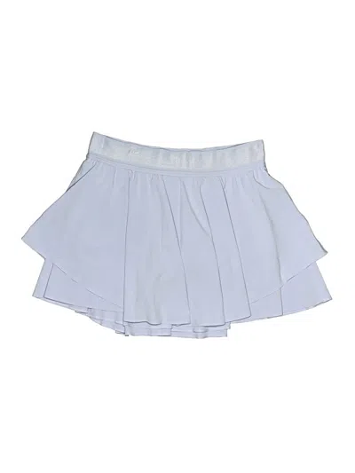 Pre-owned Lululemon Athletica Skort In Silver