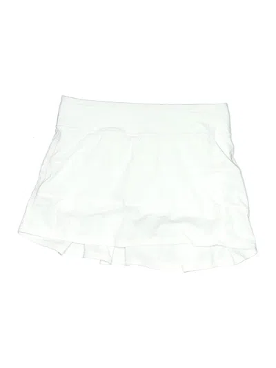 Pre-owned Lululemon Athletica Skort In White