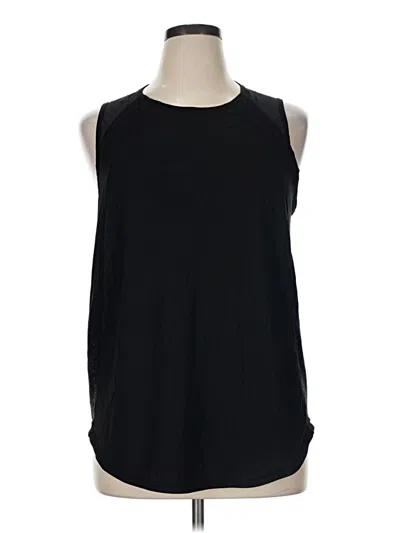 Pre-owned Lululemon Athletica Sleeveless Blouse In Black
