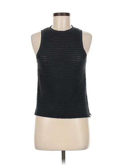 Pre-owned Lululemon Athletica Sleeveless T-shirt In Black