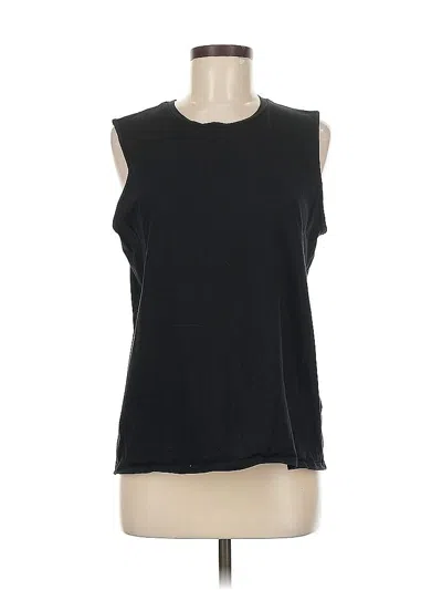 Pre-owned Lululemon Athletica Sleeveless T-shirt In Black