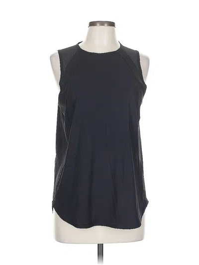Pre-owned Lululemon Athletica Sleeveless T-shirt In Black