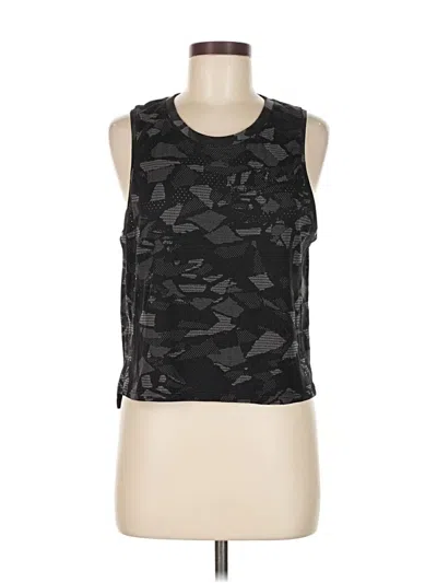 Pre-owned Lululemon Athletica Sleeveless T-shirt In Black