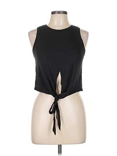 Pre-owned Lululemon Athletica Sleeveless T-shirt In Black