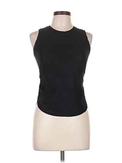 Pre-owned Lululemon Athletica Sleeveless T-shirt In Black