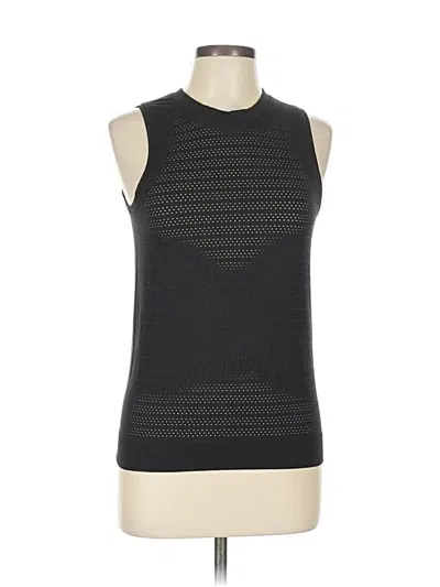 Pre-owned Lululemon Athletica Sleeveless T-shirt In Black