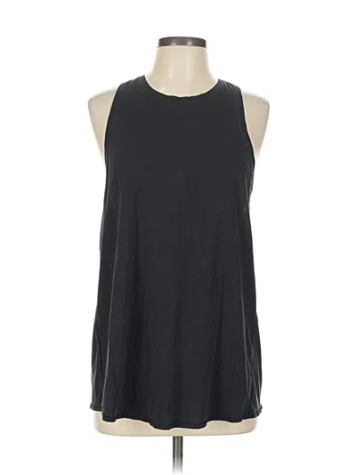 Pre-owned Lululemon Athletica Sleeveless T-shirt In Black