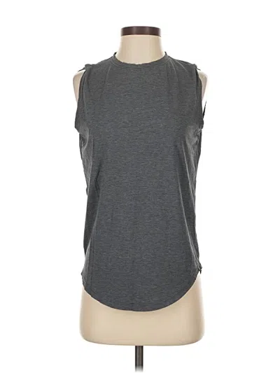 Pre-owned Lululemon Athletica Sleeveless T-shirt In Blue