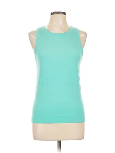 Pre-owned Lululemon Athletica Sleeveless T-shirt In Blue