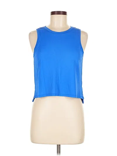 Pre-owned Lululemon Athletica Sleeveless T-shirt In Blue