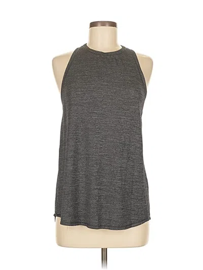 Pre-owned Lululemon Athletica Sleeveless T-shirt In Gray