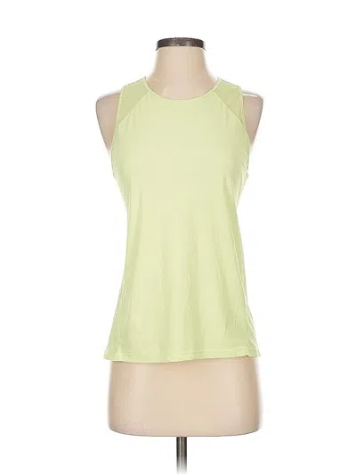 Pre-owned Lululemon Athletica Sleeveless T-shirt In Green