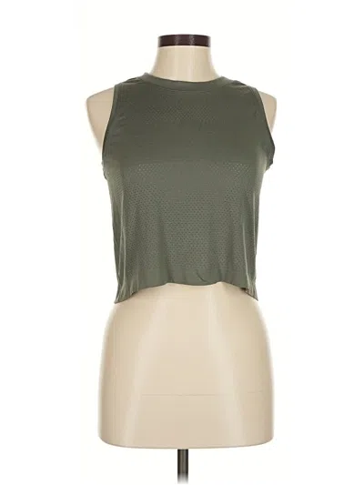 Pre-owned Lululemon Athletica Sleeveless T-shirt In Green