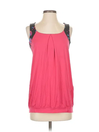 Pre-owned Lululemon Athletica Sleeveless T-shirt In Pink
