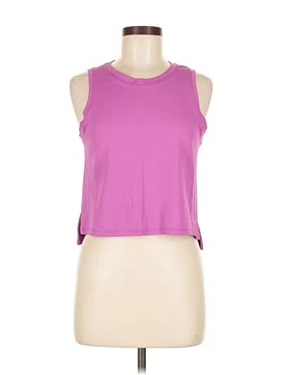 Pre-owned Lululemon Athletica Sleeveless T-shirt In Purple