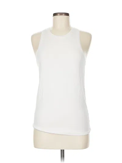 Pre-owned Lululemon Athletica Sleeveless T-shirt In White