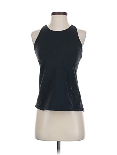Pre-owned Lululemon Athletica Sleeveless Top Black Halter Neckline Tops