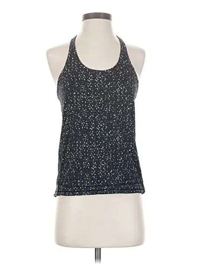 Pre-owned Lululemon Athletica Sleeveless Top Black Halter Neckline Tops