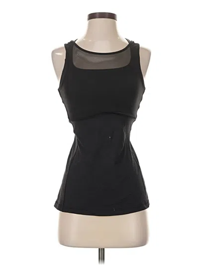 Pre-owned Lululemon Athletica Sleeveless Top Black Strapless Neckline Tops