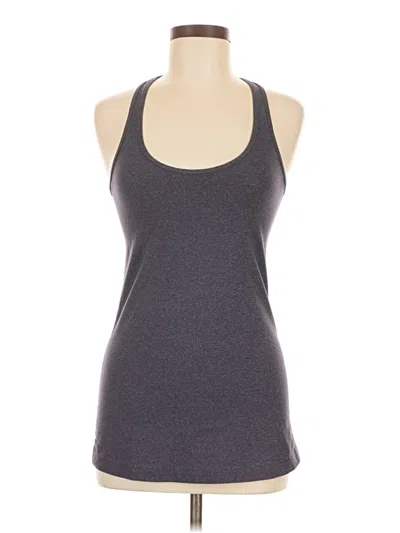 Pre-owned Lululemon Athletica Sleeveless Top Gray Halter Neckline Tops