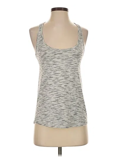 Pre-owned Lululemon Athletica Sleeveless Top Gray Scoop Neck Tops