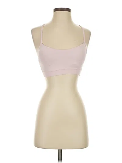 Pre-owned Lululemon Athletica Sleeveless Top Pink Halter Neckline Tops