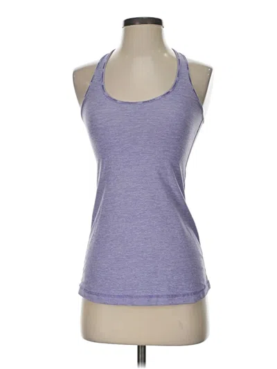 Pre-owned Lululemon Athletica Sleeveless Top Purple Halter Neckline Tops
