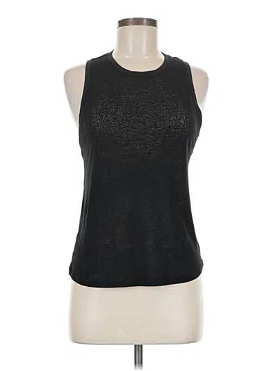Pre-owned Lululemon Athletica Sleeveless T-shirt In Black