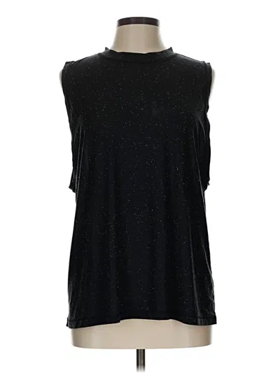 Pre-owned Lululemon Athletica Sleeveless T-shirt In Black