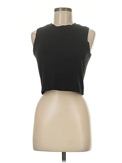 Pre-owned Lululemon Athletica Sleeveless T-shirt In Black