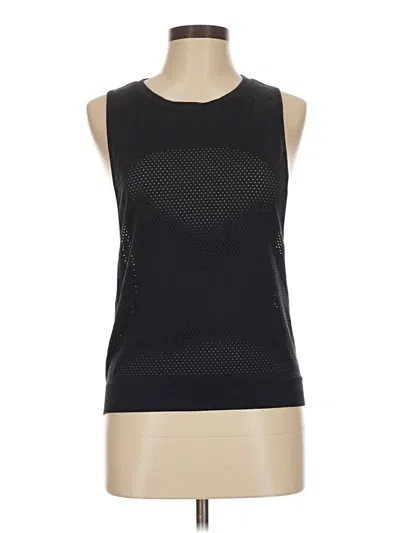 Pre-owned Lululemon Athletica Sleeveless T-shirt In Black