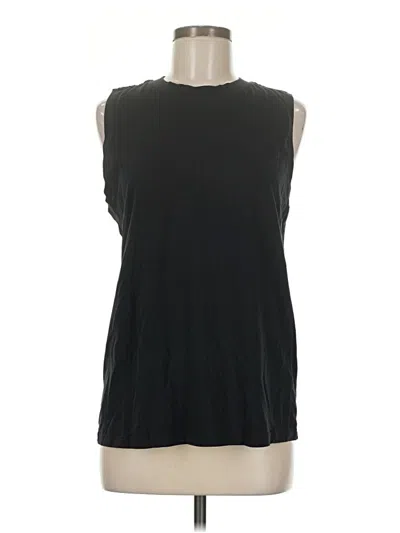 Pre-owned Lululemon Athletica Sleeveless T-shirt In Black