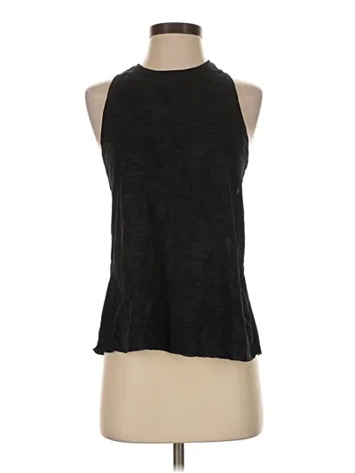 Pre-owned Lululemon Athletica Sleeveless T-shirt In Black