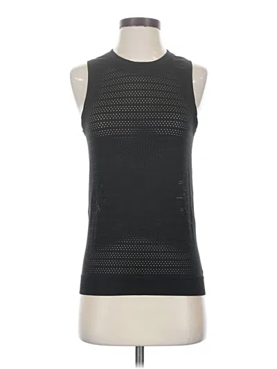 Pre-owned Lululemon Athletica Sleeveless T-shirt In Black