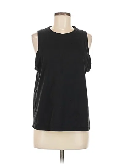Pre-owned Lululemon Athletica Sleeveless T-shirt In Black