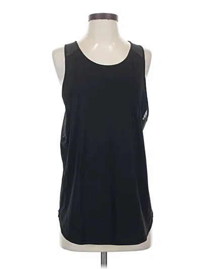 Pre-owned Lululemon Athletica Sleeveless T-shirt In Black