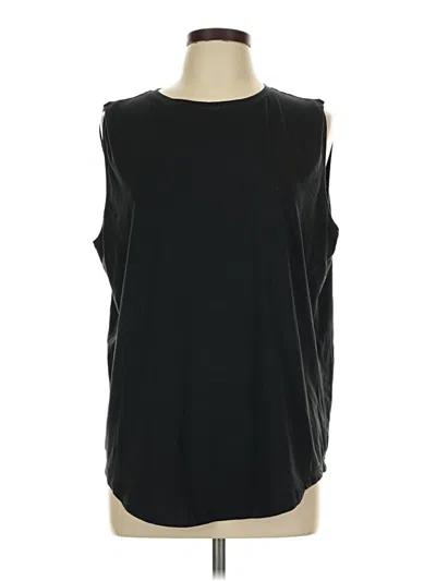 Pre-owned Lululemon Athletica Sleeveless T-shirt In Black