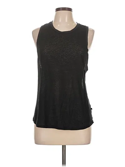Pre-owned Lululemon Athletica Sleeveless T-shirt In Black