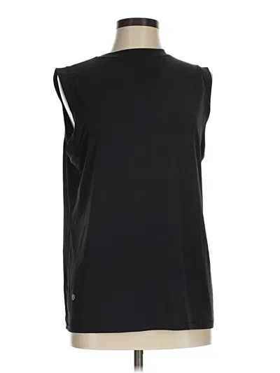 Pre-owned Lululemon Athletica Sleeveless T-shirt In Black